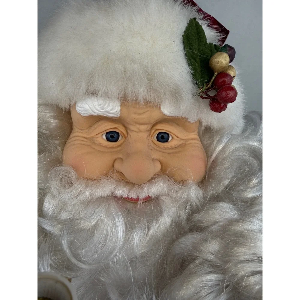 Vintage Traditions Deluxe Animated Santa with Light and Music 16 Holiday Tunes‎